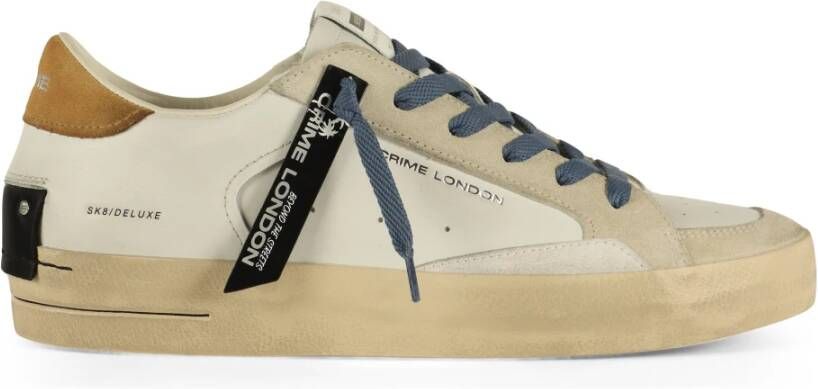 Crime London Shoes White Heren