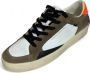 Crime London SK8 Deluxe Heren Sneaker Grijs Bruin Gray Heren - Thumbnail 3