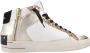 Crime London SK8 Deluxe Mid Sneakers White Dames - Thumbnail 1