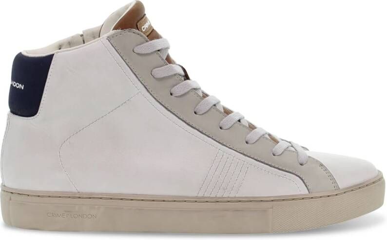 Crime London Sneakers White Heren