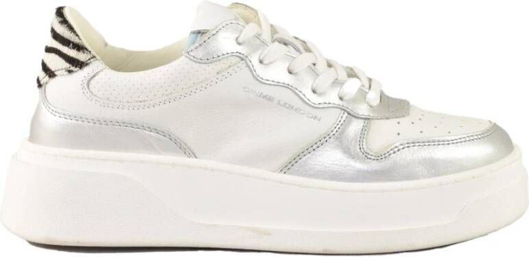 Crime London Stijlvolle Sneakers met Rubberen Zool White Dames