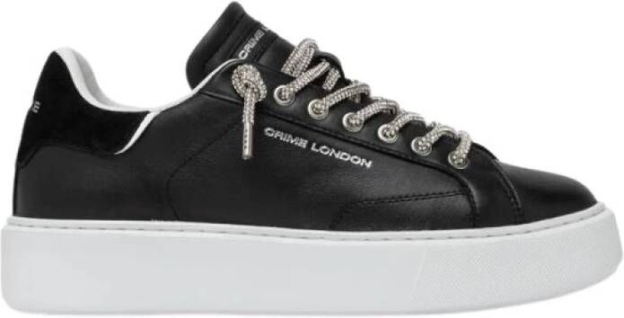 Crime London Stijlvolle Sneakers voor Mannen en Vrouwen Black Dames