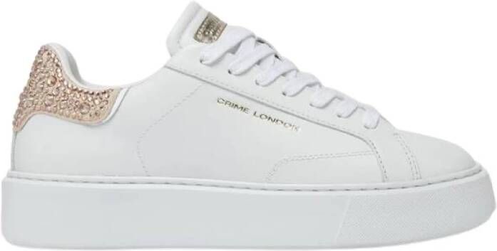 Crime London Stijlvolle Sneakers voor Mannen en Vrouwen White Dames