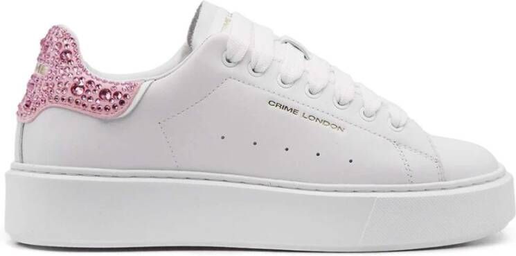 Crime London Stijlvolle Sneakers voor Stads Mode White Dames