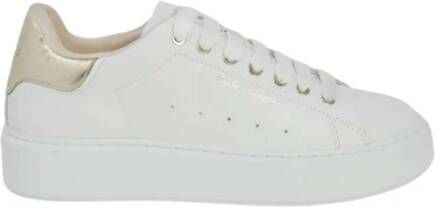 Crime London Lente Zomer Leren Sneakers Elevate Model White Dames