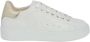 Crime London Lente Zomer Leren Sneakers Elevate Model White Dames - Thumbnail 1