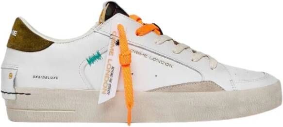 Crime London Stijlvolle Sneakers voor Stads Mode White Heren