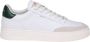 Crime London Witte Groene Leren Sneakers Suède Details White Heren - Thumbnail 1