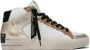 Crime London Witte leren hoge sneaker White Dames - Thumbnail 1