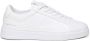 Crime London Witte Leren Sneakers met Logolabel White Heren - Thumbnail 1