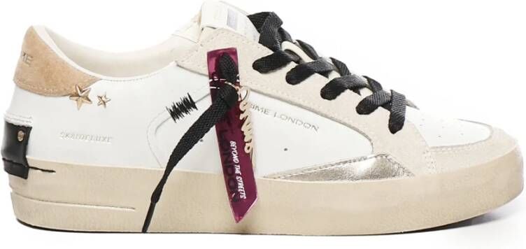 Crime London Witte Sneakers voor een stijlvolle look White Dames