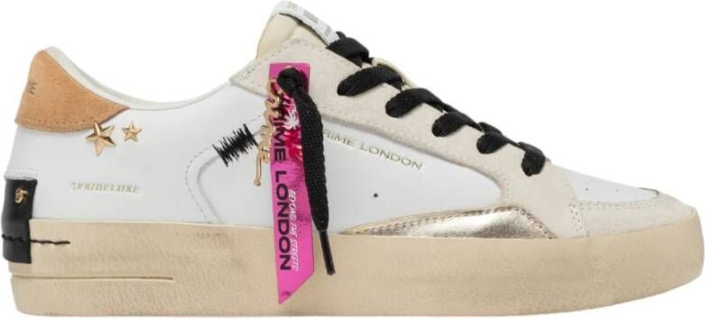 Crime London Witte Sneakers voor een stijlvolle look White Dames