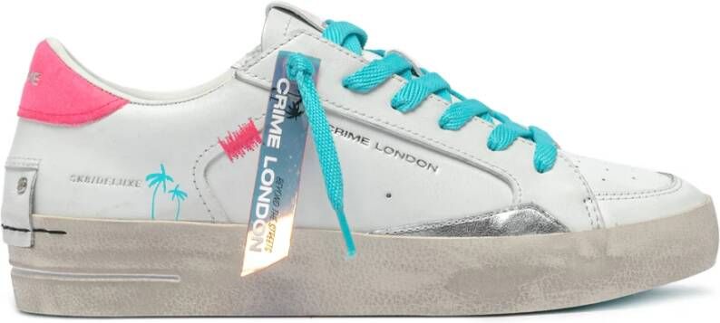 Crime London Witte Sneakers voor een stijlvolle look White Dames