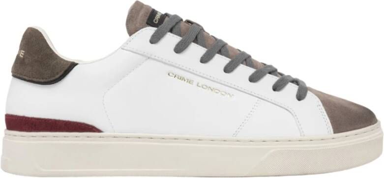 Crime London Witte Sneakers voor een stijlvolle look White Heren