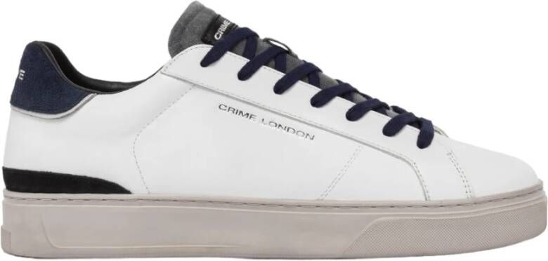 Crime London Witte Sneakers voor een stijlvolle look White Heren