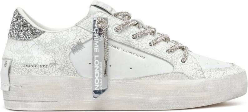 Crime London Witte Sneakers voor Stedelijke Stijl White Dames