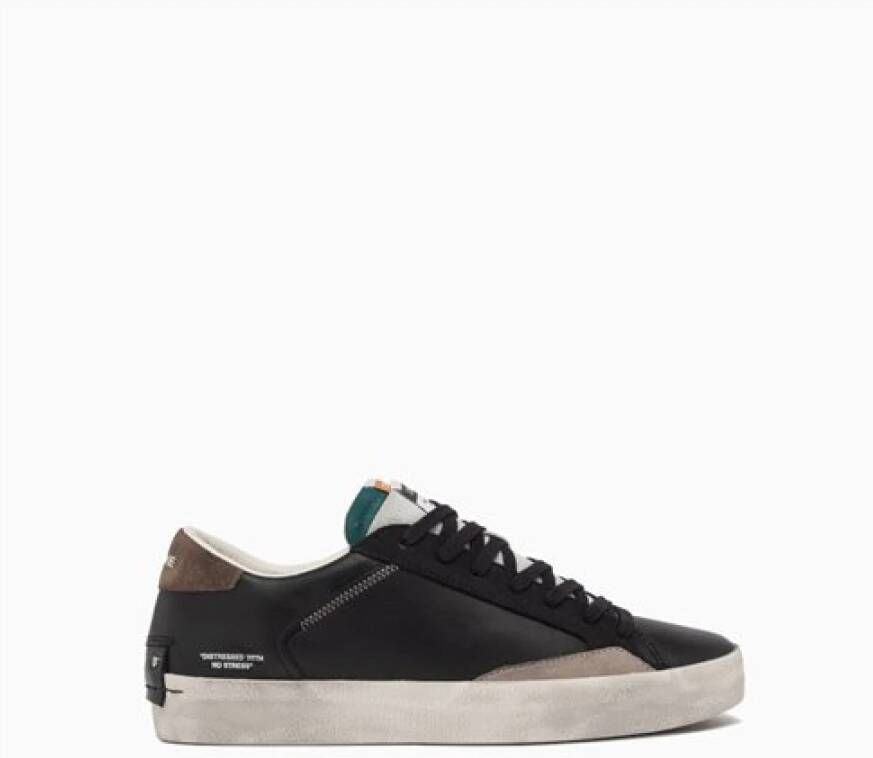 Crime London Zwarte Bos Sneaker Hoge Kwaliteit Black Heren