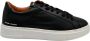 Crime London Zwarte lage top sneakers Black Heren - Thumbnail 1