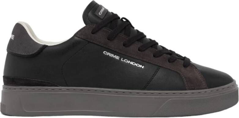 Crime London Zwarte Sneakers voor een Stijlvolle Look Black Heren