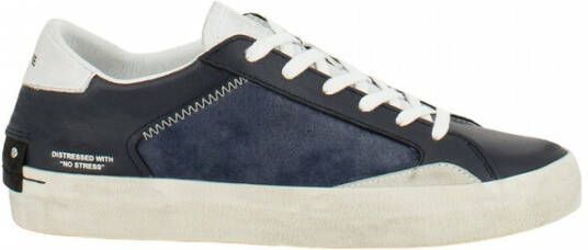 Crime Low Top Distressed sneakers Blauw Heren