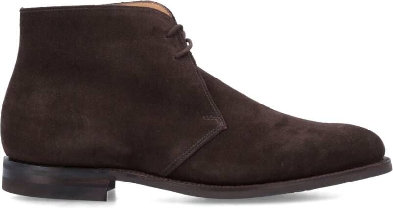 Crockett & Jones Donkerbruine Chukka Laarzen Brown Heren