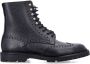 Crockett & Jones Zwarte Full-Brogue Derby Laars Aw24 Black Heren - Thumbnail 1