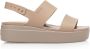 Crocs Beige Dames Sandalen Brooklyn Stijl Beige Dames - Thumbnail 1