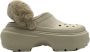 Crocs Elegante sandalen met sleehak en overdreven zolen Beige Dames - Thumbnail 6