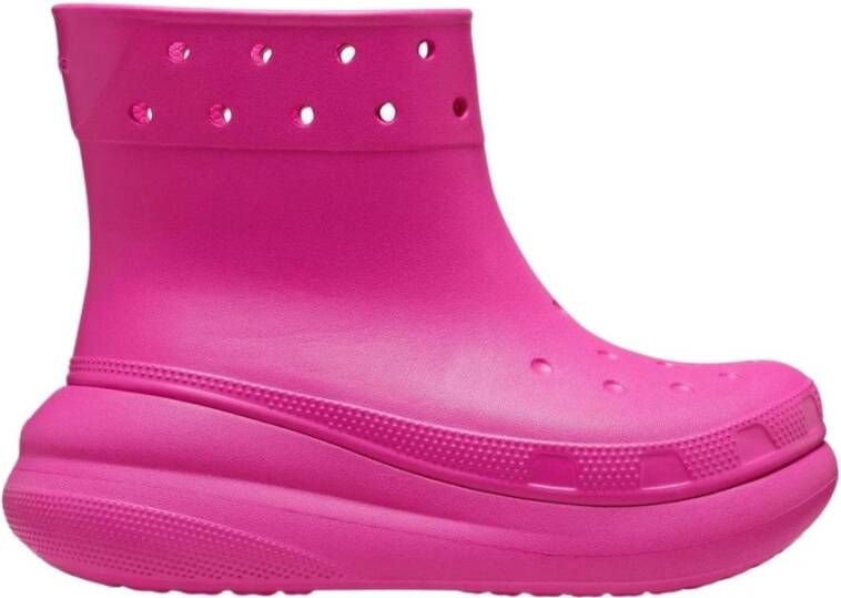 Crocs Classic Crush Boots in Pink EVA Roze Dames