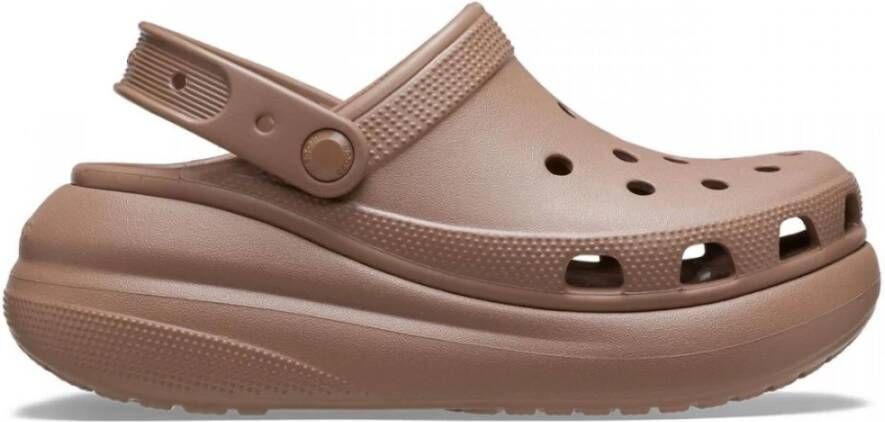 Crocs Bruine Platform Klomp met Comfortabel Ontwerp Brown Dames