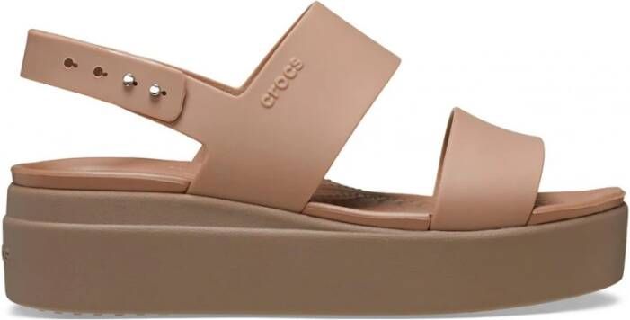 Crocs Casual Sandaal Beige Dames