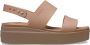 Crocs Sleehaksandaaltjes Brooklyn Low Wedge zomerschoen sandaal keilhak met modieuze plateauzool - Thumbnail 8