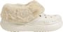 Crocs Witte sandalen met imitatiebontafwerking White Heren - Thumbnail 1