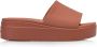 Crocs Dames Brooklyn Slide Sandalen Brown Dames - Thumbnail 1