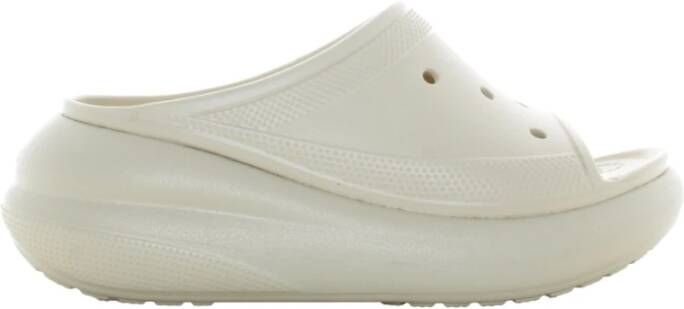 Crocs Dames Crush Slide Sandalen White Dames