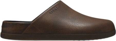 Crocs Gebrande Klomp Sandaal Unisex Brown Heren