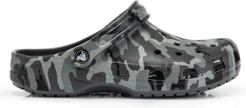 Crocs Gedrukte klassieke sandalen in Camo-stijl Gray Heren