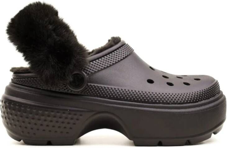 Crocs Gedurfde en Aanpasbare Stomp Stijl Schoenen Brown Dames