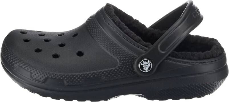 Crocs Gevoerde klomp met zachte voering en hielband Black Heren