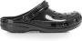 Crocs Glanzende Klomp Sandalen Black Heren - Thumbnail 1