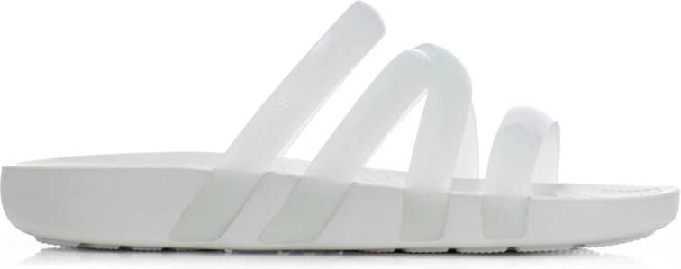 Crocs Glanzende Strappy Sandalen White Heren