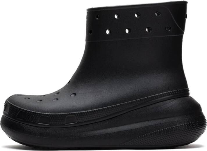 Crocs Klassieke Crush Regenlaars Black Dames