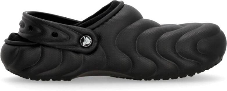 Crocs Klassieke gevoerde Overpuff klomp Black Heren