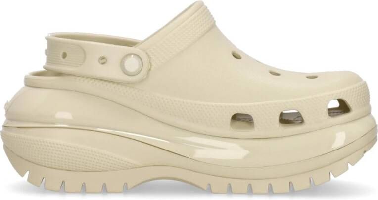 Crocs Klassieke Mega Crush Klomp Beige Dames