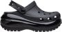 Crocs Zwarte rubberen zool damessandalen Black Dames - Thumbnail 30