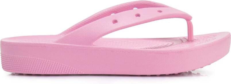 Crocs Klassieke Plateau Sandalen Pink Dames