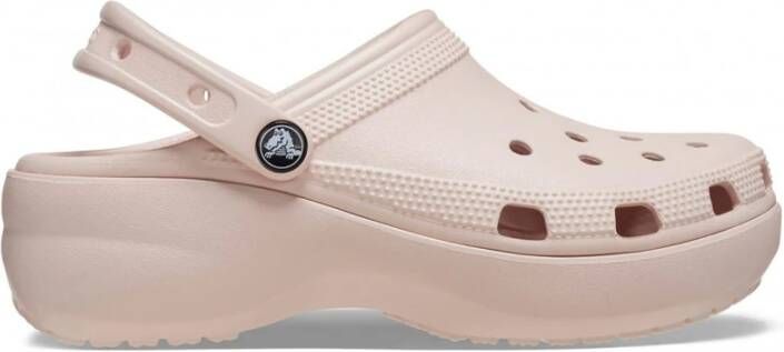 Crocs Klassieke Plateauklomp voor Dames Beige Dames