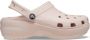 Crocs Klassieke Plateauklomp voor Dames Beige Dames - Thumbnail 1