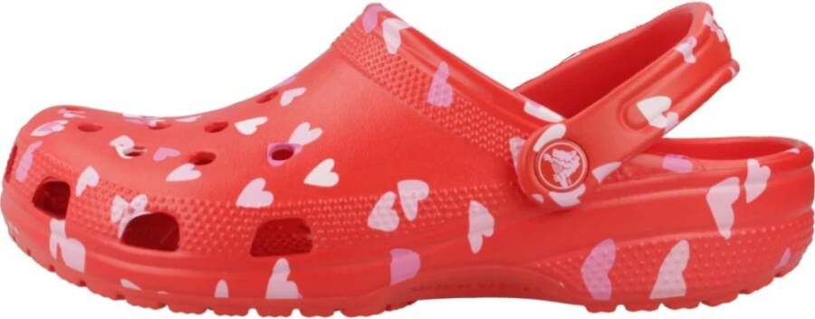 Crocs Klassieke Valentijnsdag Klompen Red Dames