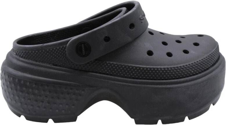 Crocs Kleurrijke Houten Klompen voor Dagelijks Gebruik Black Dames